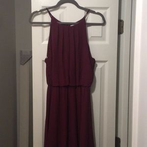 Burgundy Lush Dress